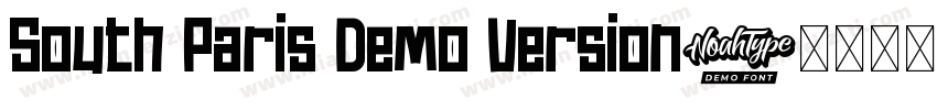 South Paris Demo Version字体转换